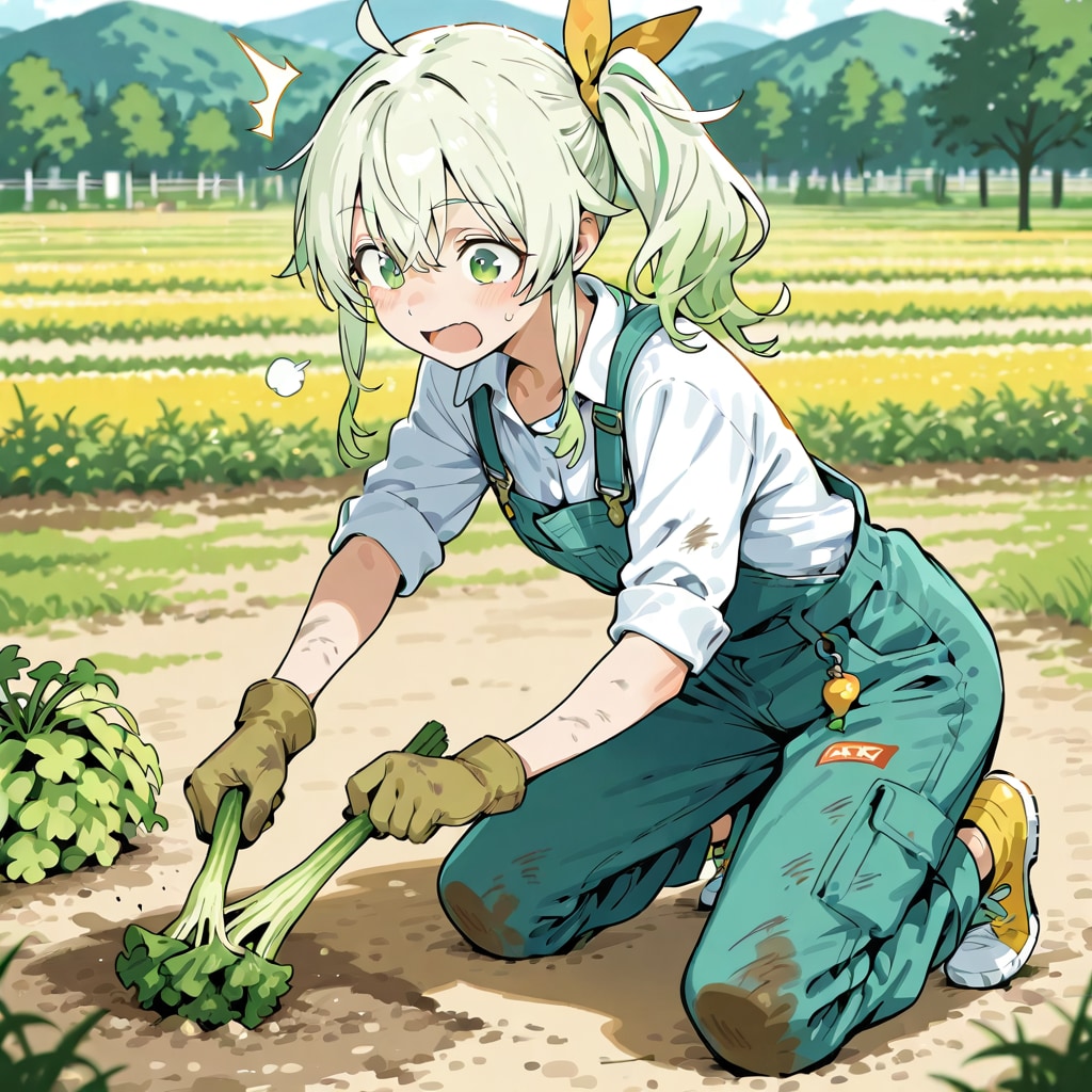野菜収穫リポート | の人気AIイラスト・グラビア