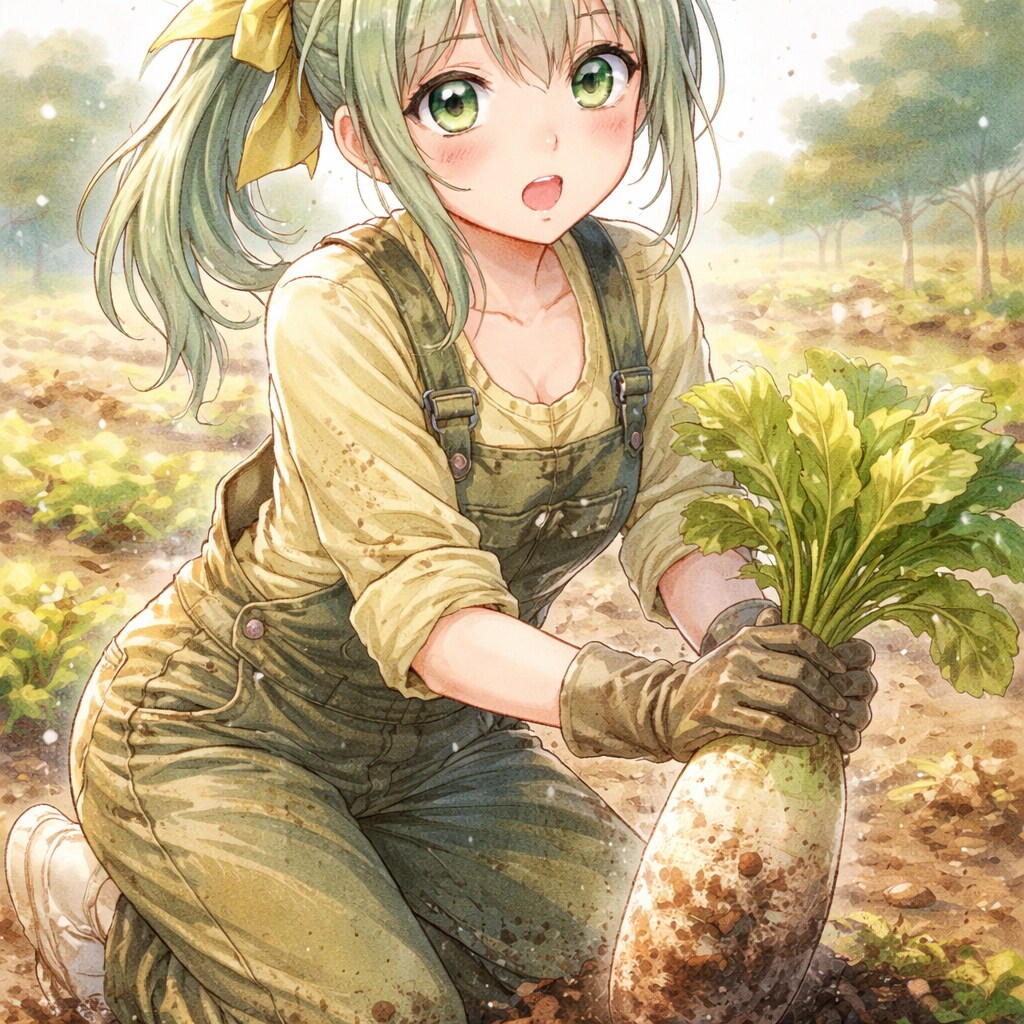 野菜収穫リポート