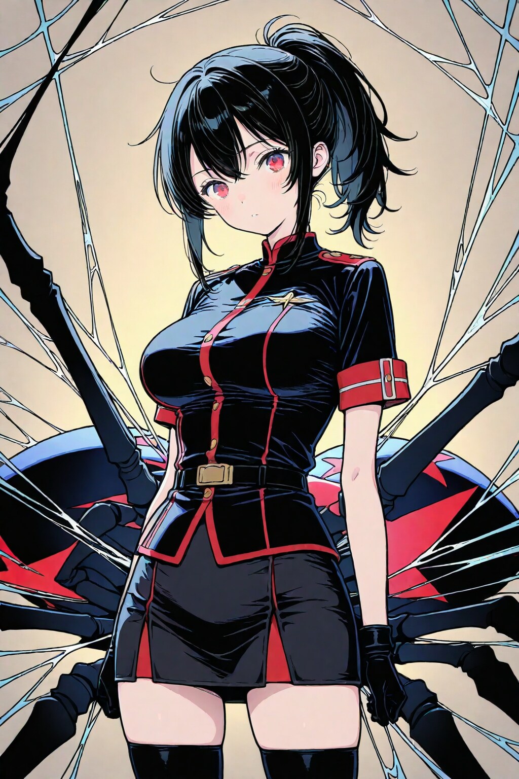 こちらは蜘蛛女