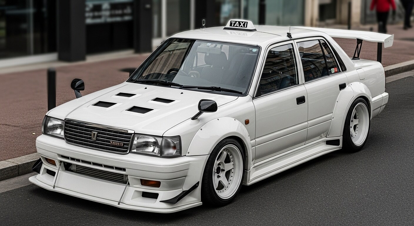 コンフォートタクシーのドリ車 | の人気AIイラスト・グラビア