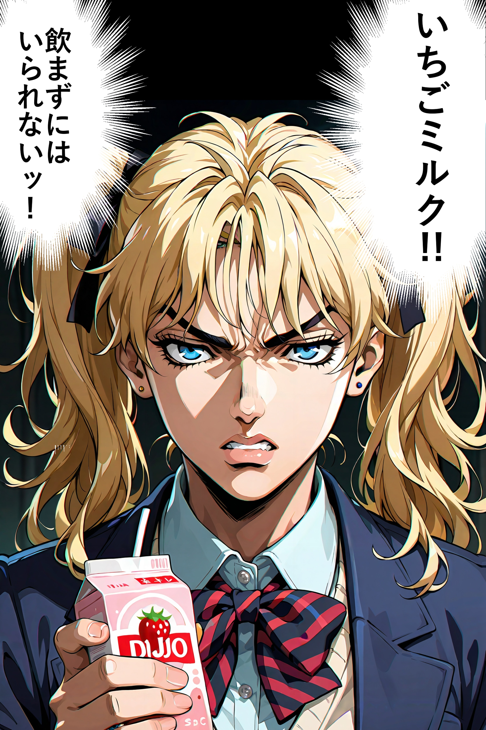 いちごミルク！飲まずにはいられないッ！ | の人気AIイラスト・グラビア