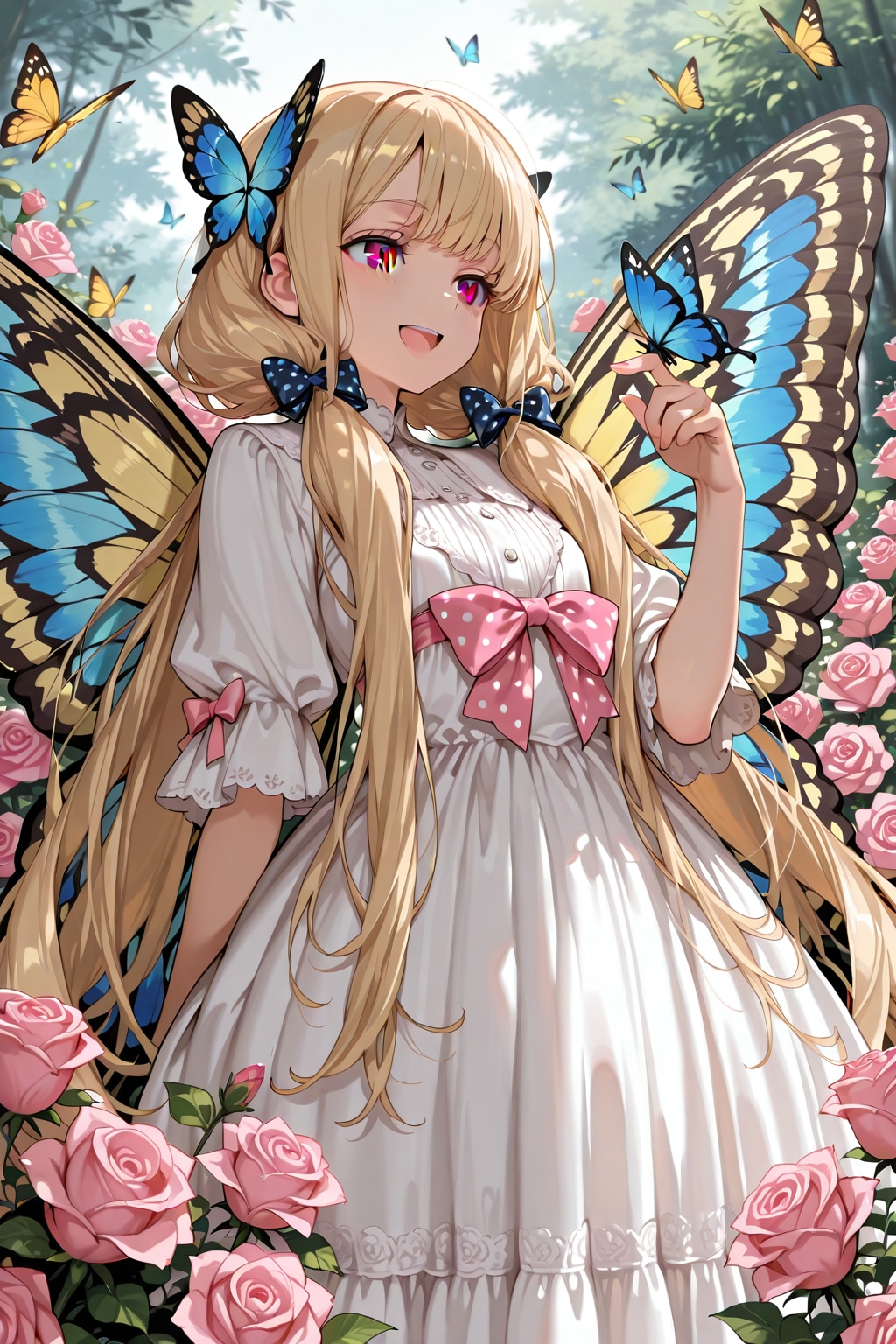 Spring butterfly fairy