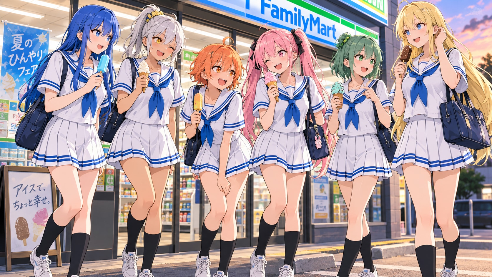 コンビニ | の人気AIイラスト・グラビア