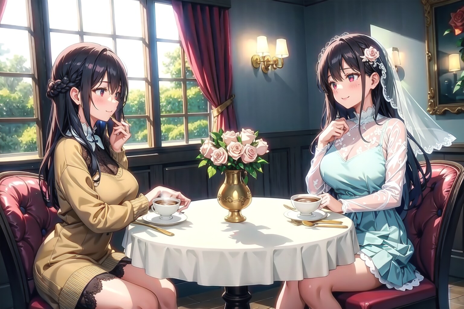 妹さんと