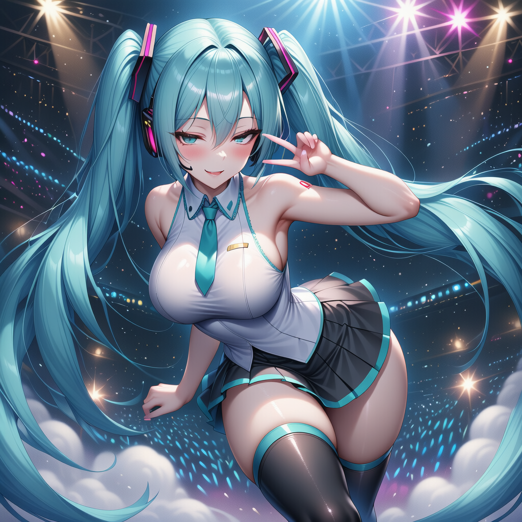 太ももミクさん