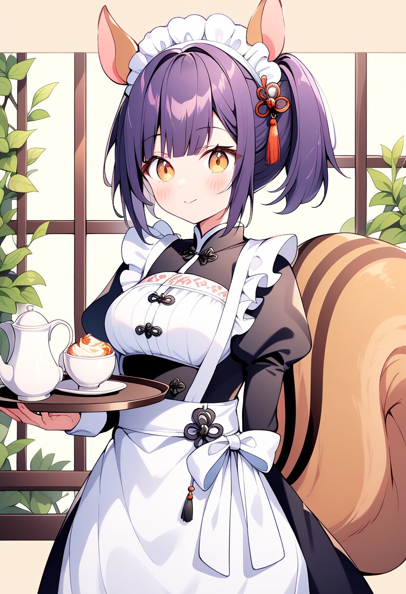 リスのメイドさん | の人気AIイラスト・グラビア