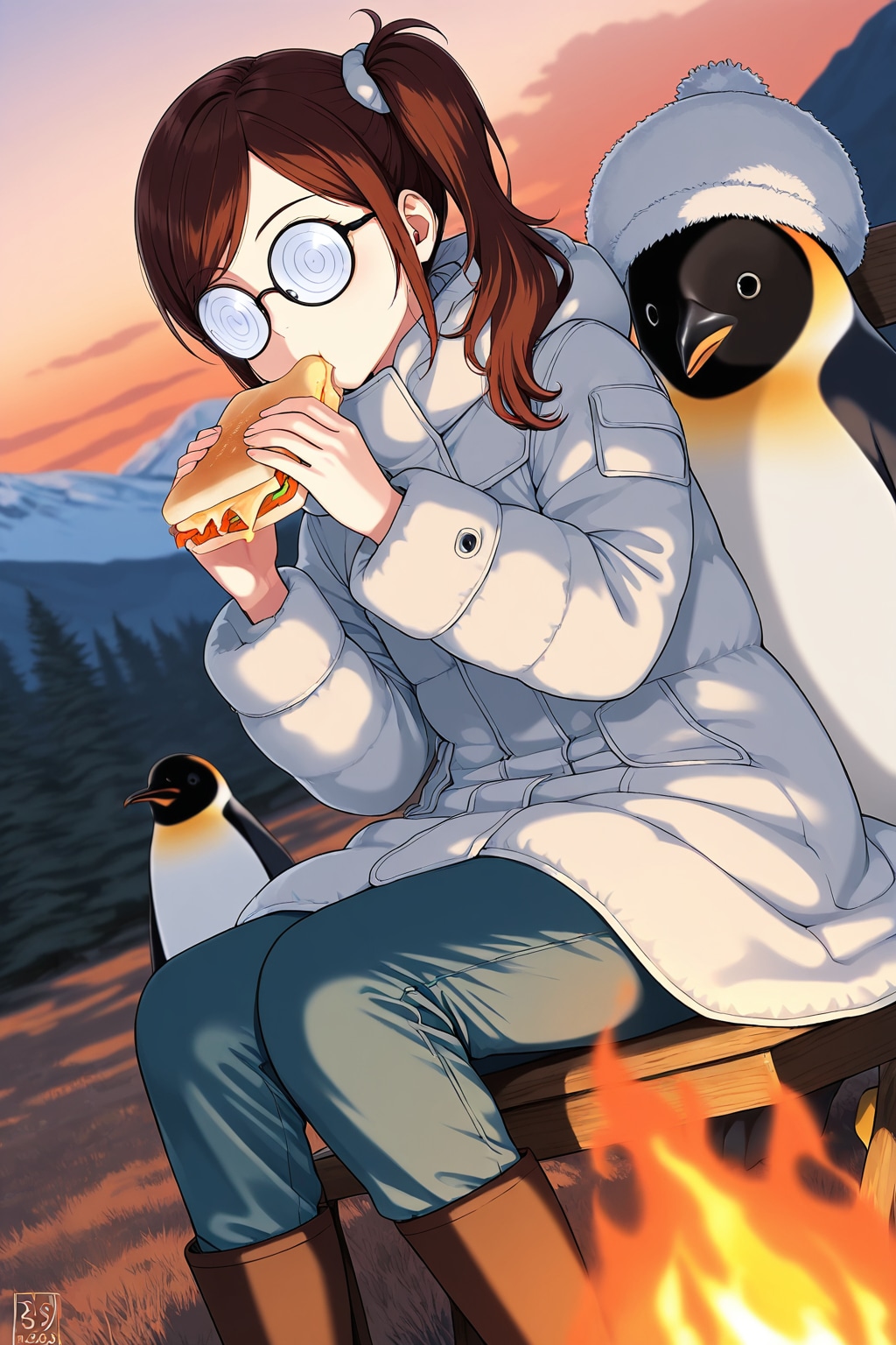 小説『ペンギン少佐と焚き火飯』【ニャンノ世界】