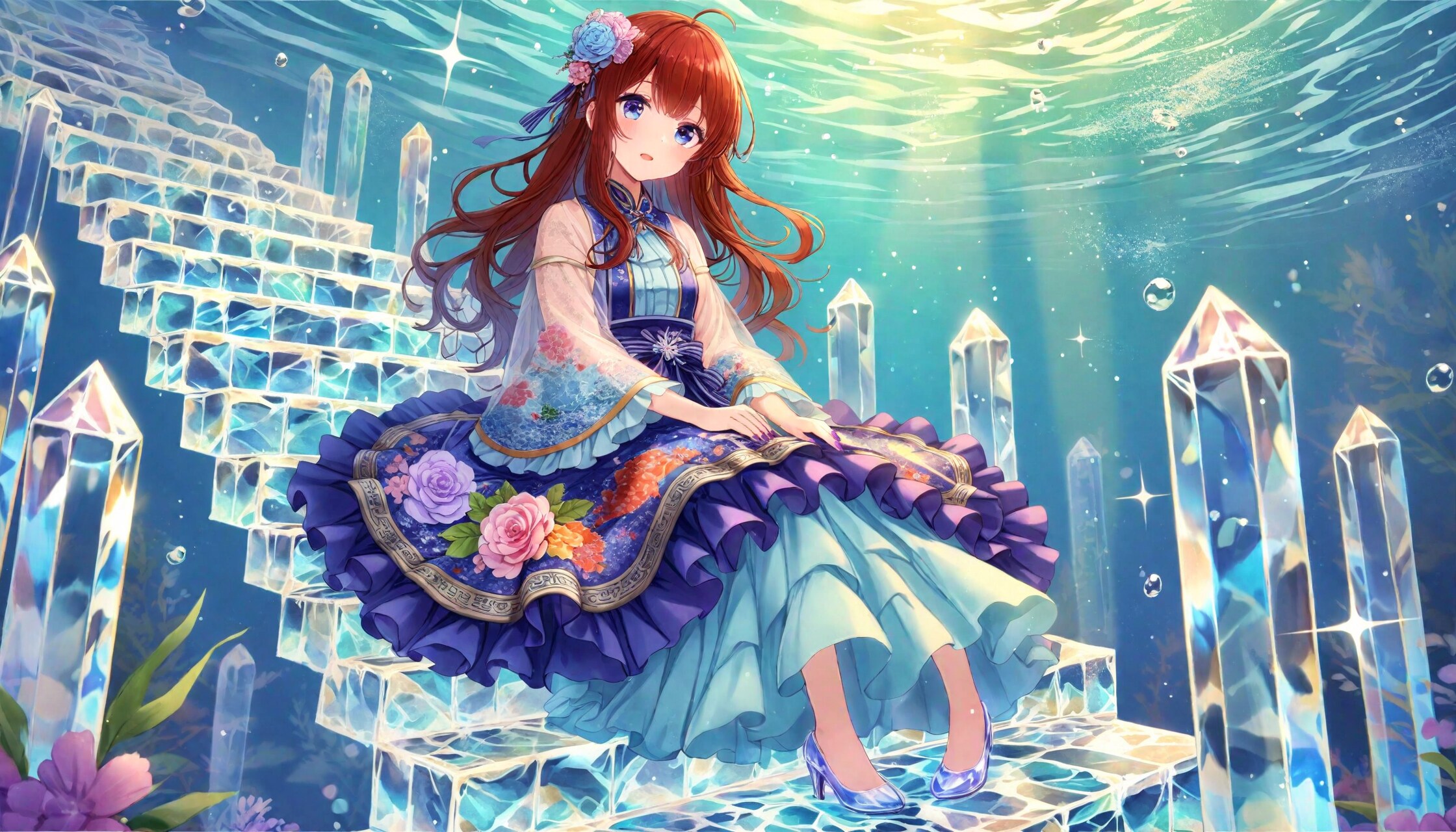 海底の鏡の街 | の人気AIイラスト・グラビア