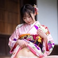 晴れ着姿　〜お股💕&お尻編😍　キャプションを読んで想像しながら楽しんでね😊 5枚目