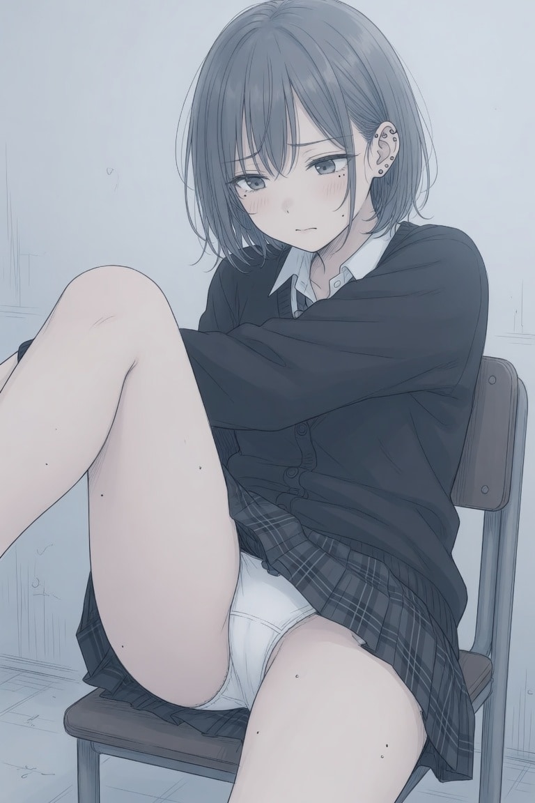 なんで私が…と言いつつもしっかりパンツ見せてくれる先輩