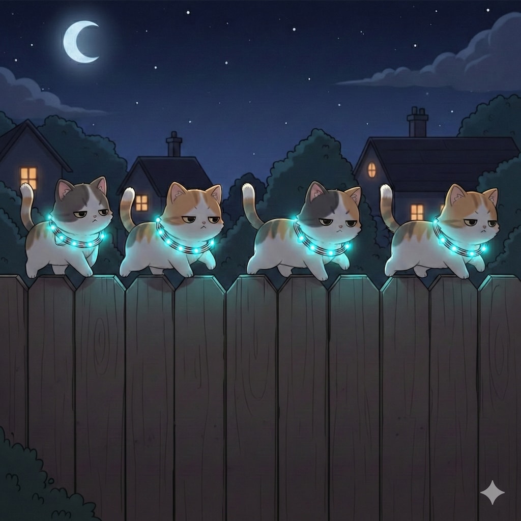 これで夜道も安心。