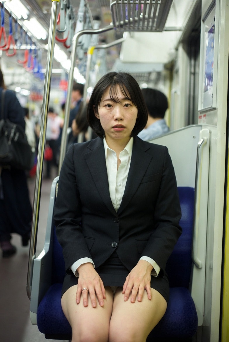 残業明けの熟れたOLの汗を吸い込んだ下着④