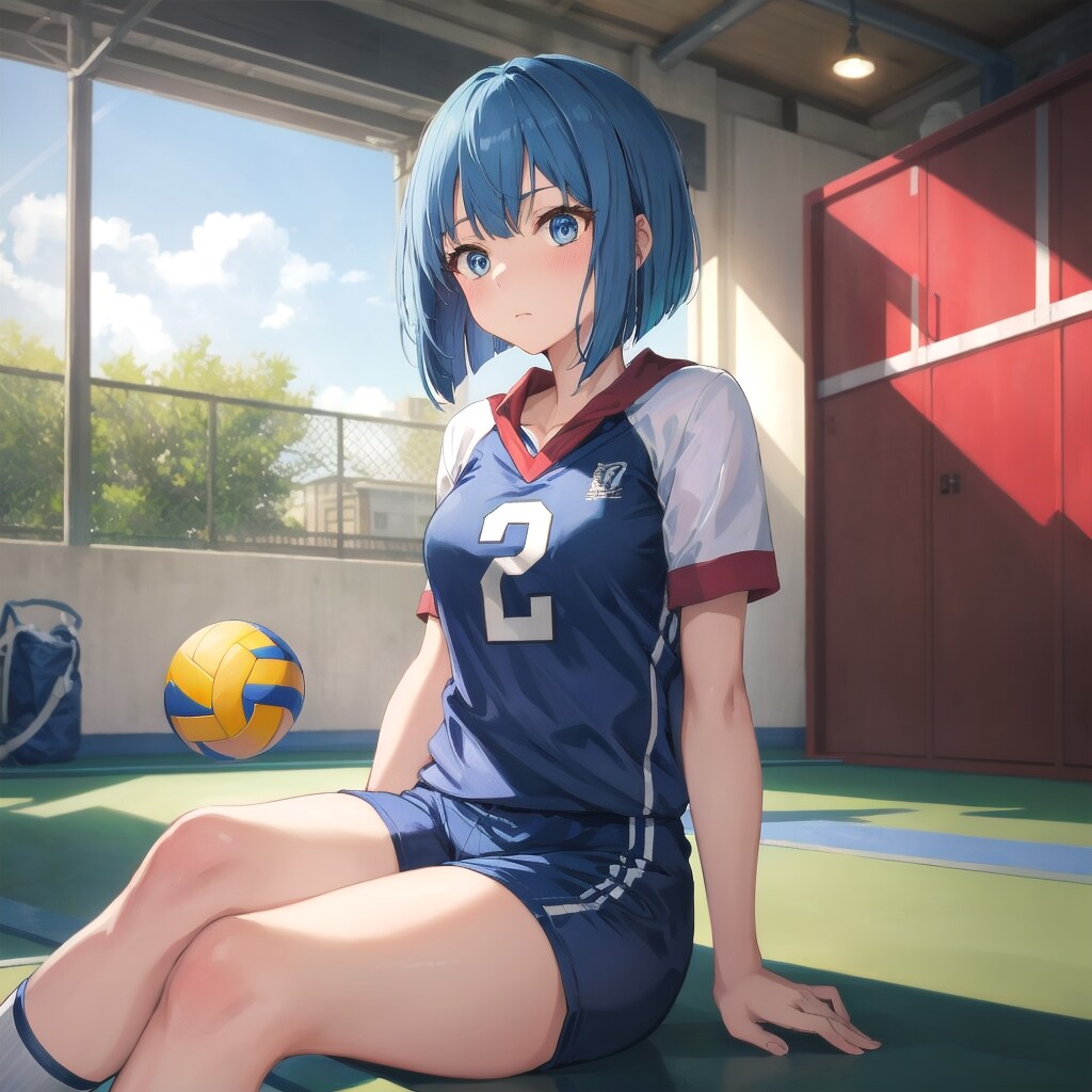 体育倉庫での休憩時間 | の人気AIイラスト・グラビア