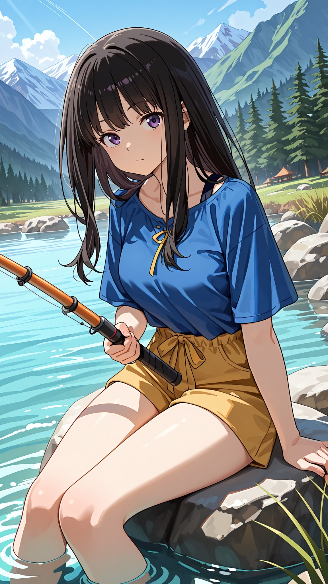 川釣り | の人気AIイラスト・グラビア