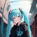 初音ミク　ストリートver. 3枚目