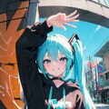初音ミク　ストリートver. 4枚目