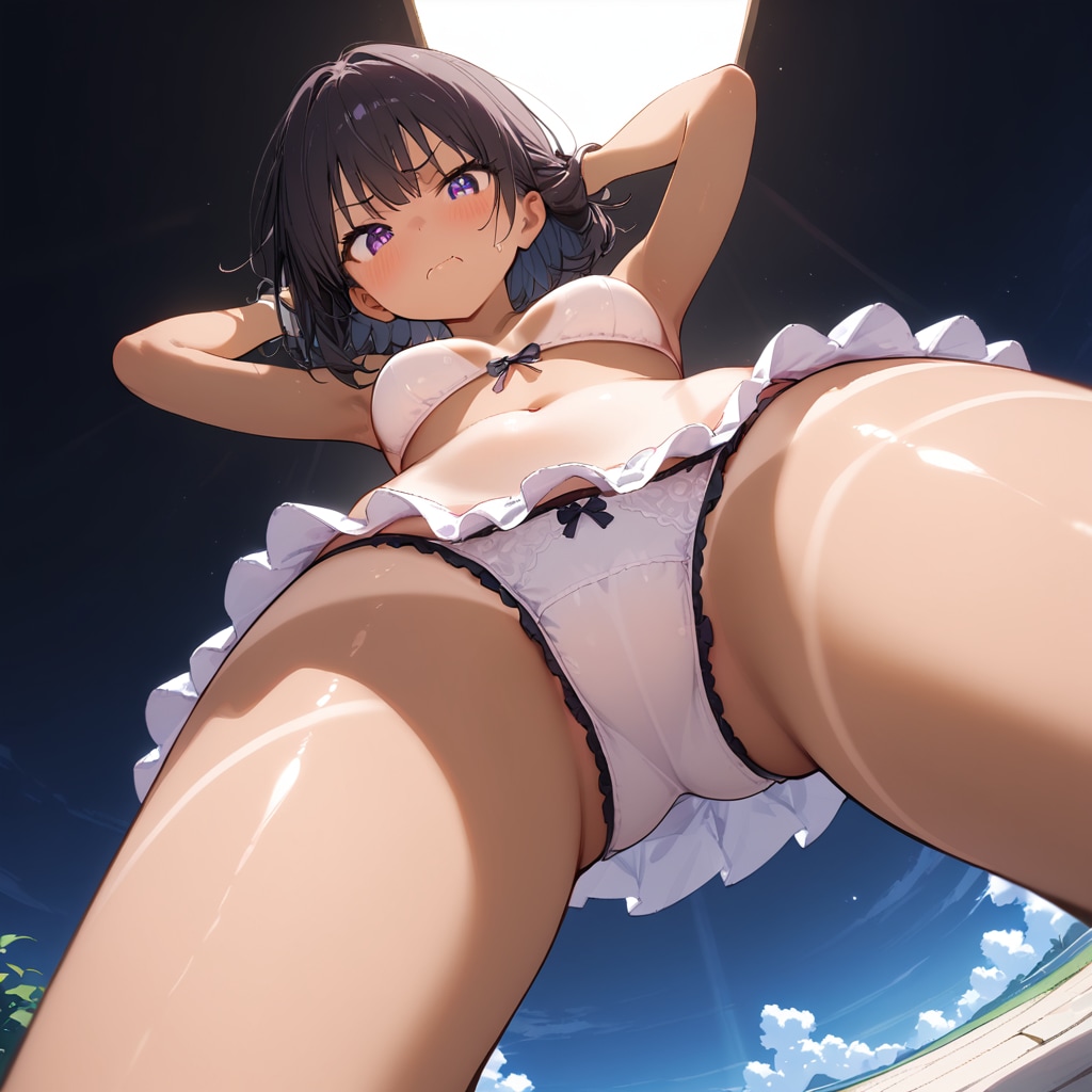 すじがうっすらと