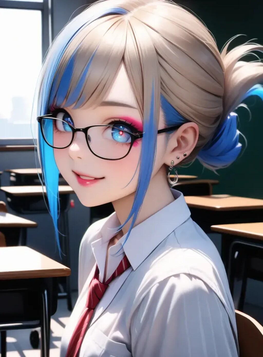 ギャルメガネだらけの学校