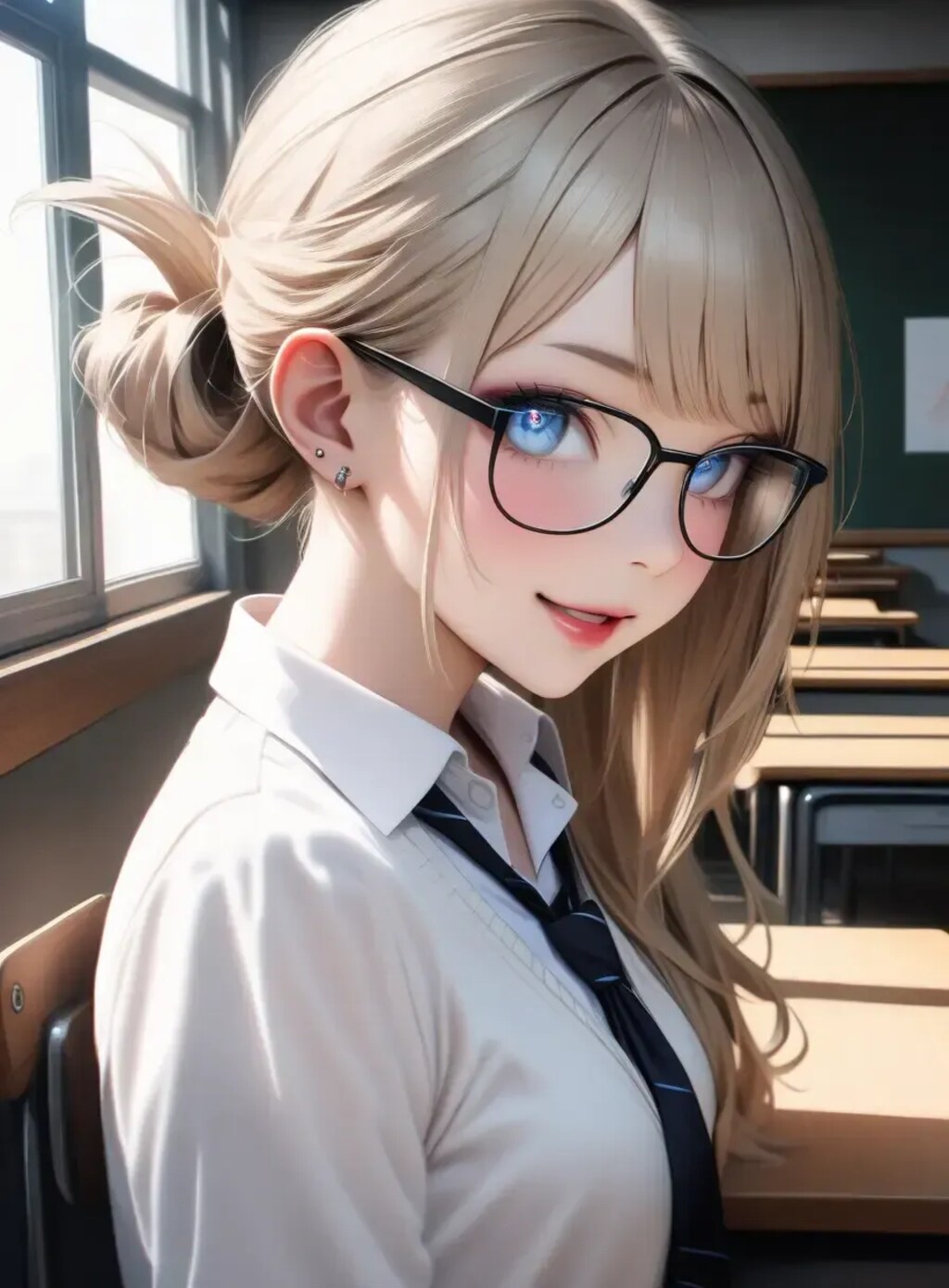 ギャルメガネだらけの学校