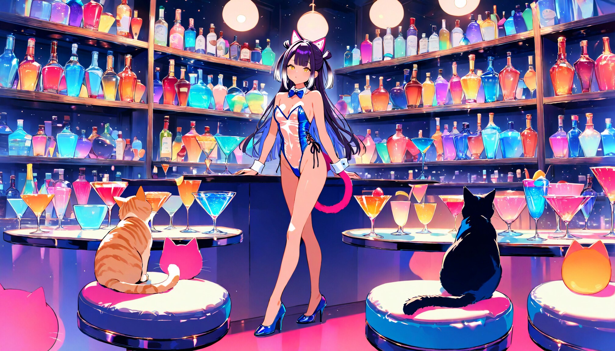 ネコとバニーガール - 海妹四葉 / にじさんじ