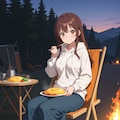 ソロキャンの桐島さん 2枚目