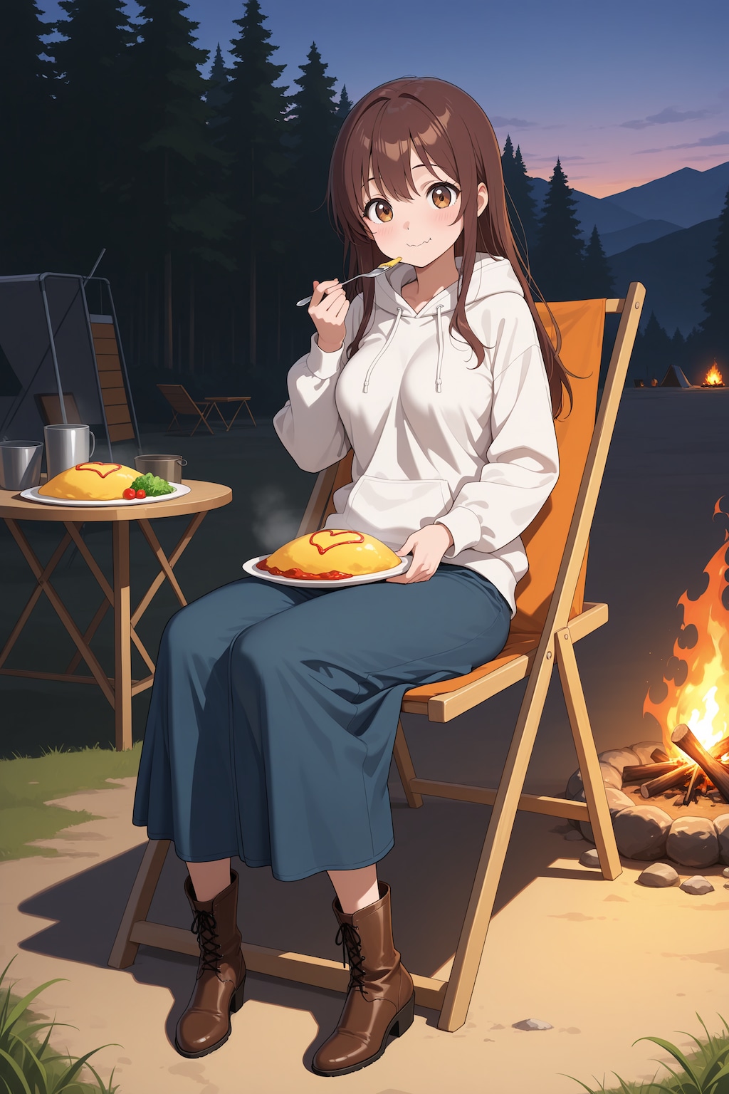 ソロキャンの桐島さん