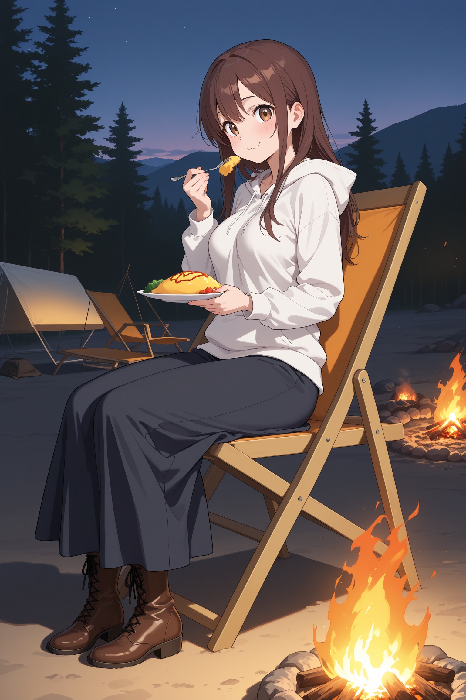 ソロキャンの桐島さん