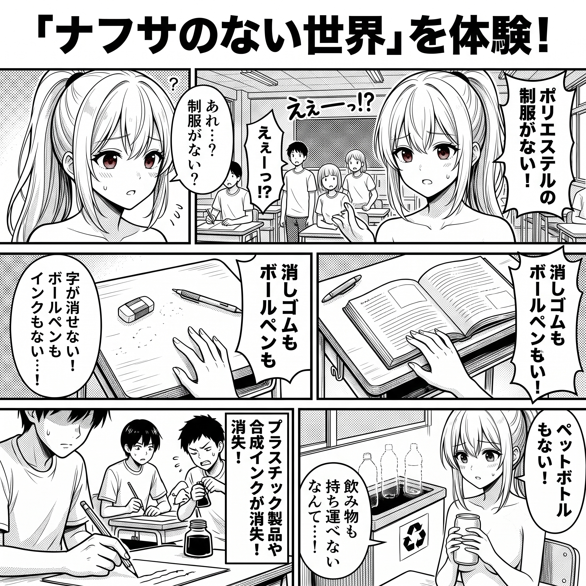 [第1話] ナフサの無い世界：学校編