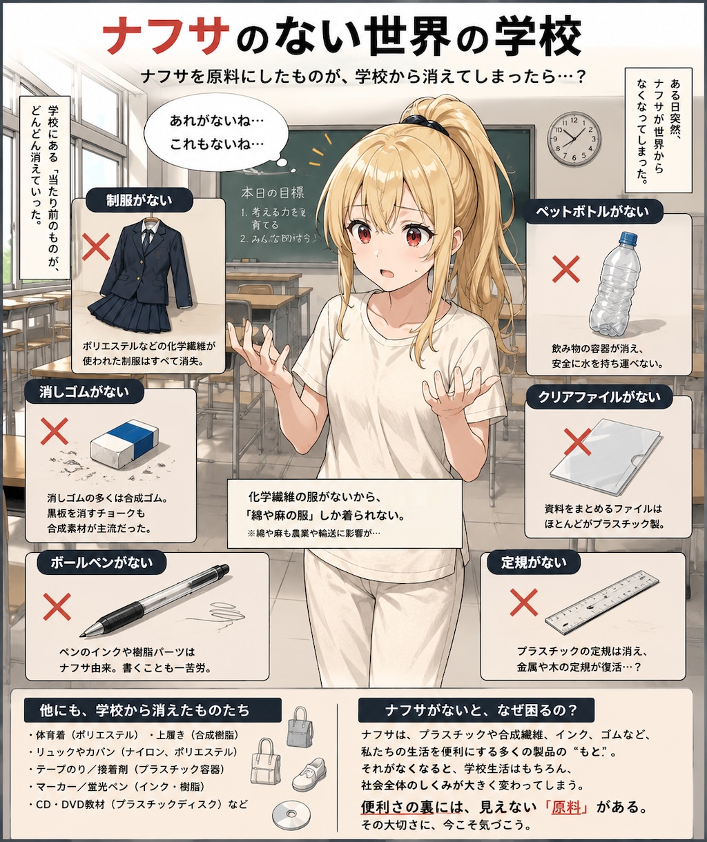 [第1話] ナフサの無い世界：学校編