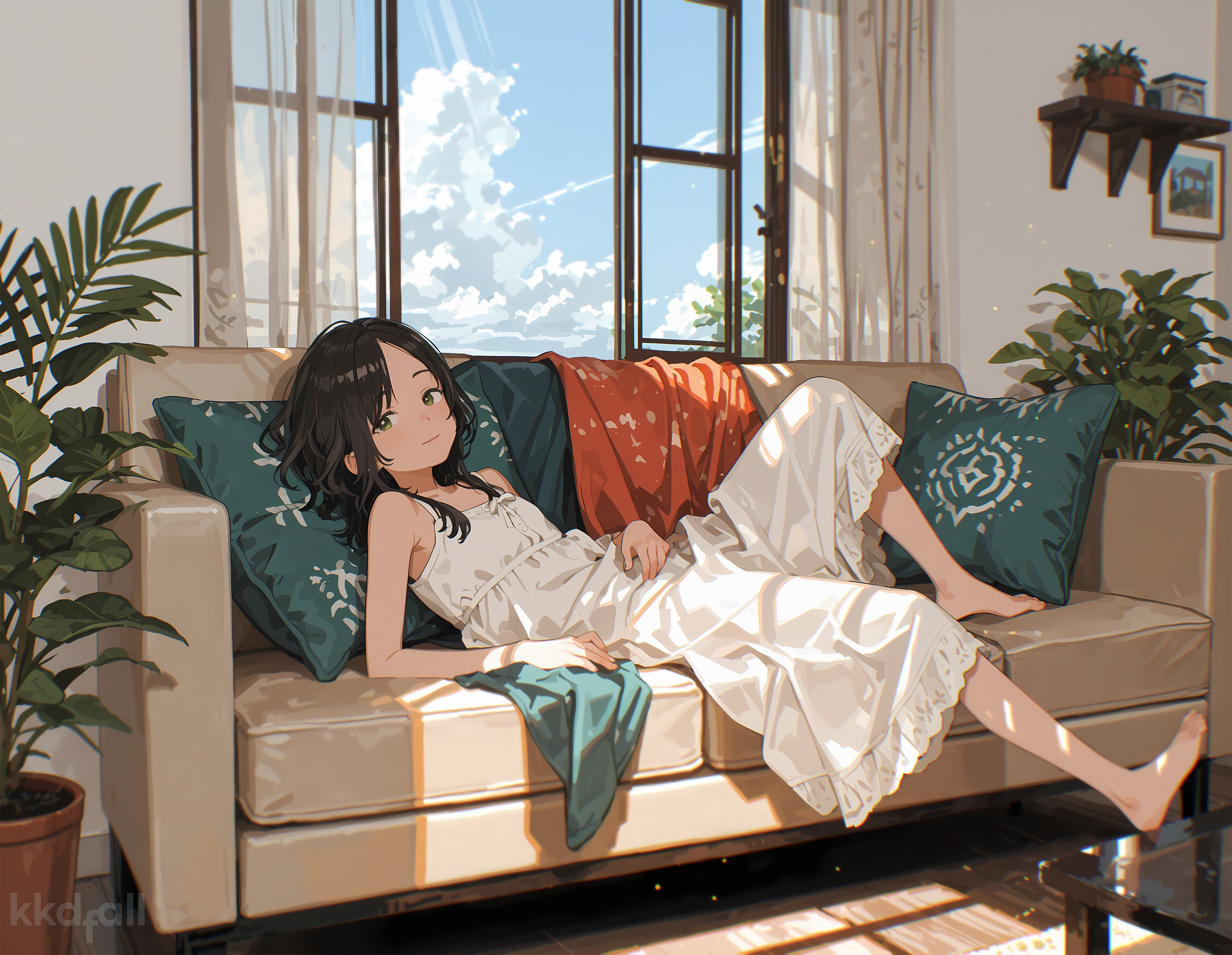 Reclining | の人気AIイラスト・グラビア