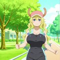 小林さんちのメイドラゴン「ルコア」🐲　ジョギング！ 2枚目