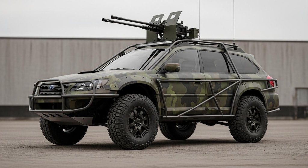 レガシィアウトバック軍用車