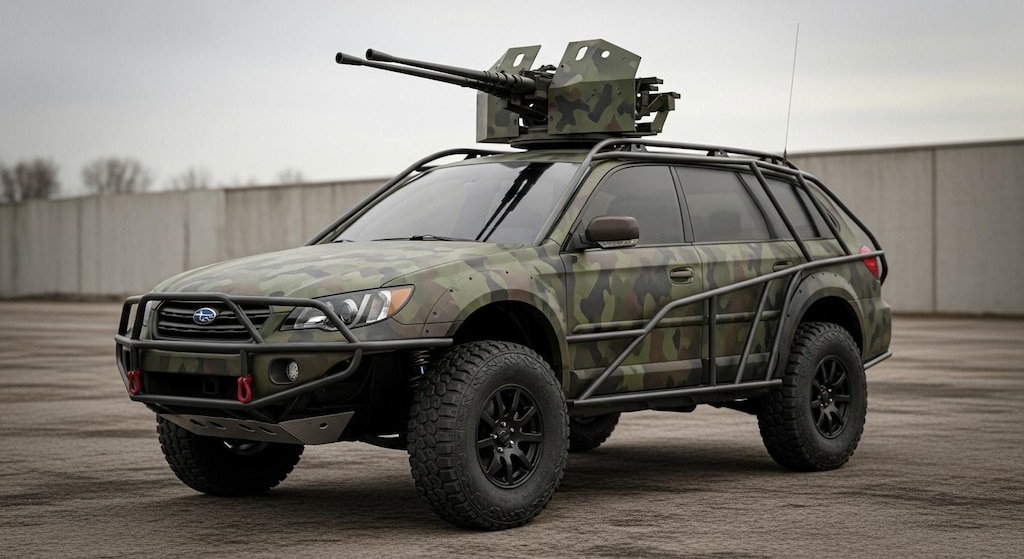 レガシィアウトバック軍用車