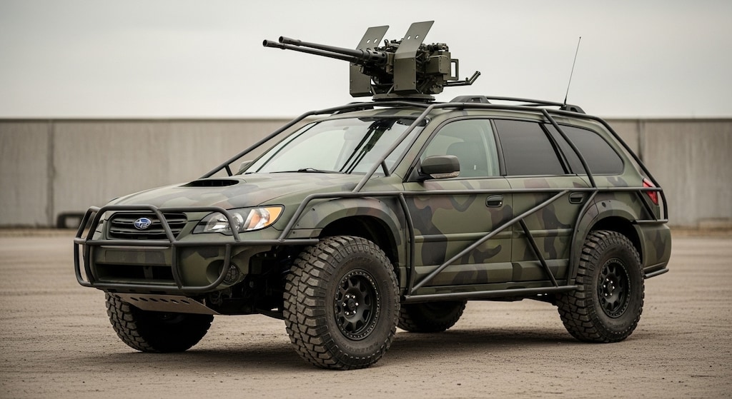 レガシィアウトバック軍用車