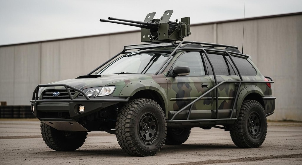 レガシィアウトバック軍用車