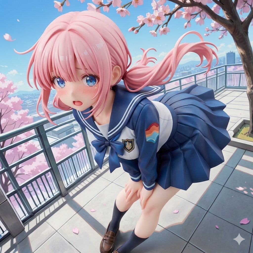 BONSAI画像とGeminiフィギュア