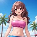ビキニ＆チューブトップ＋タイトスカート水着08 7枚目