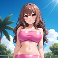 ビキニ＆チューブトップ＋タイトスカート水着08 5枚目
