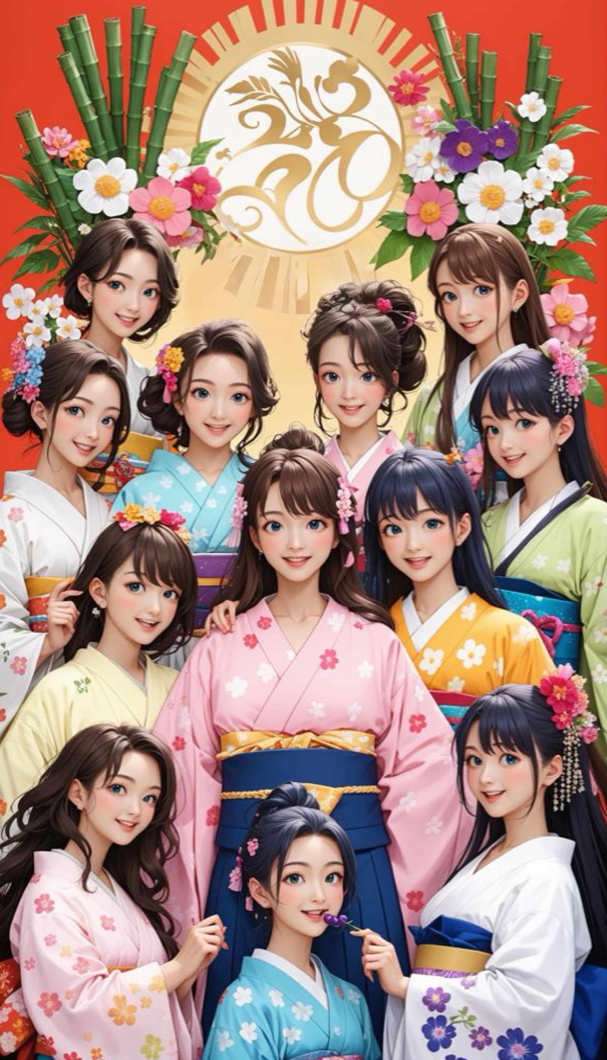 花環瑞媛　弍 | の人気AIイラスト・グラビア