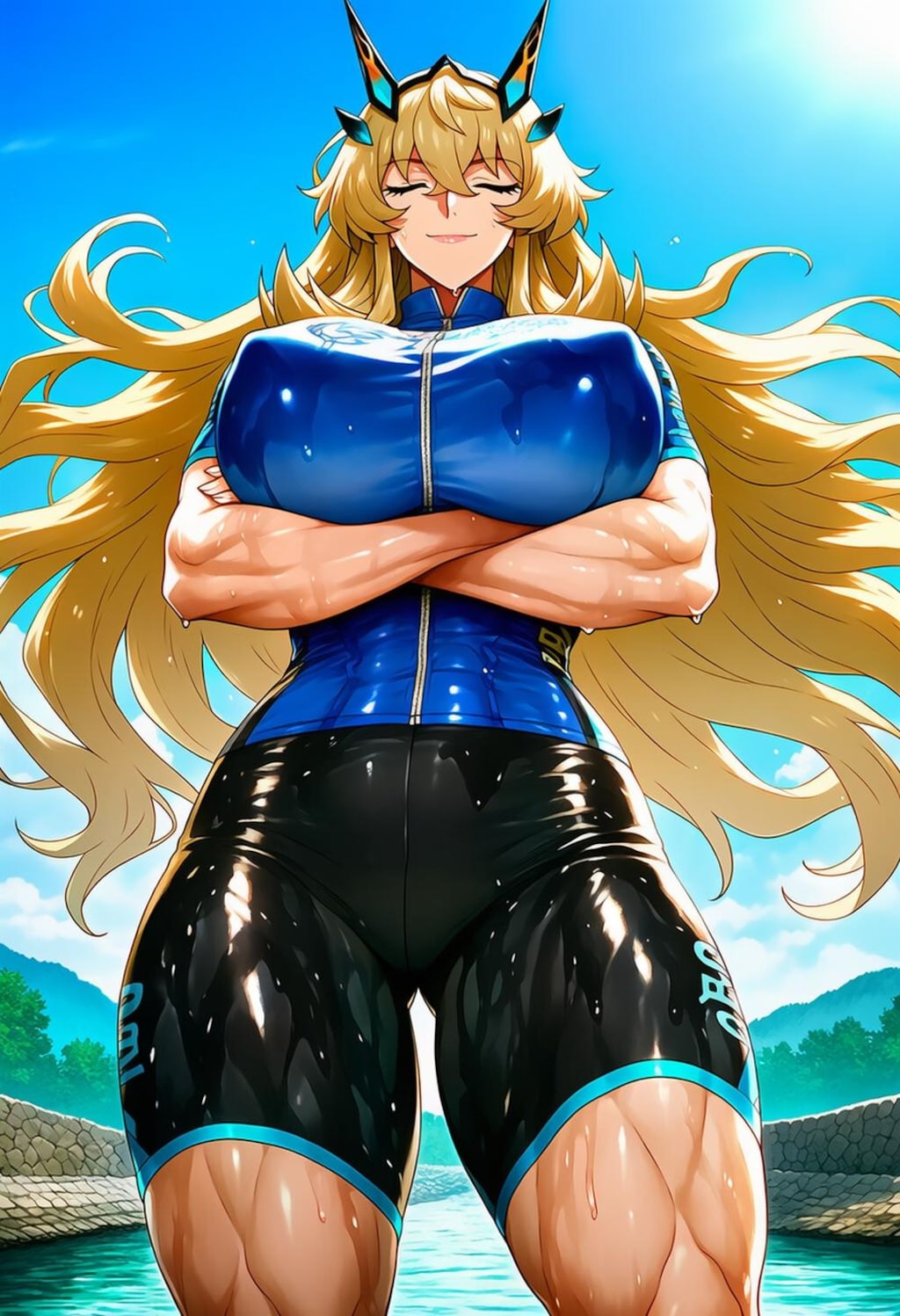仁王立ちビキニ水着制服各種コスプレ人妻