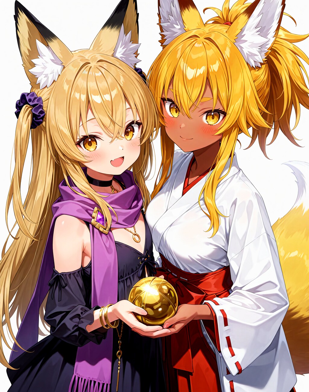 ミラゴールディさんと金狐