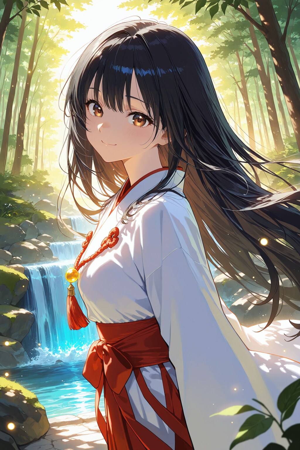異世界神社の巫女さん（神楽さん）