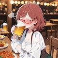 ビールを飲みます！【パラパライラスト】 4枚目
