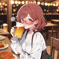 ビールを飲みます！【パラパライラスト】 2枚目