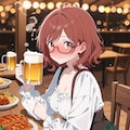 ビールを飲みます！【パラパライラスト】 12枚目