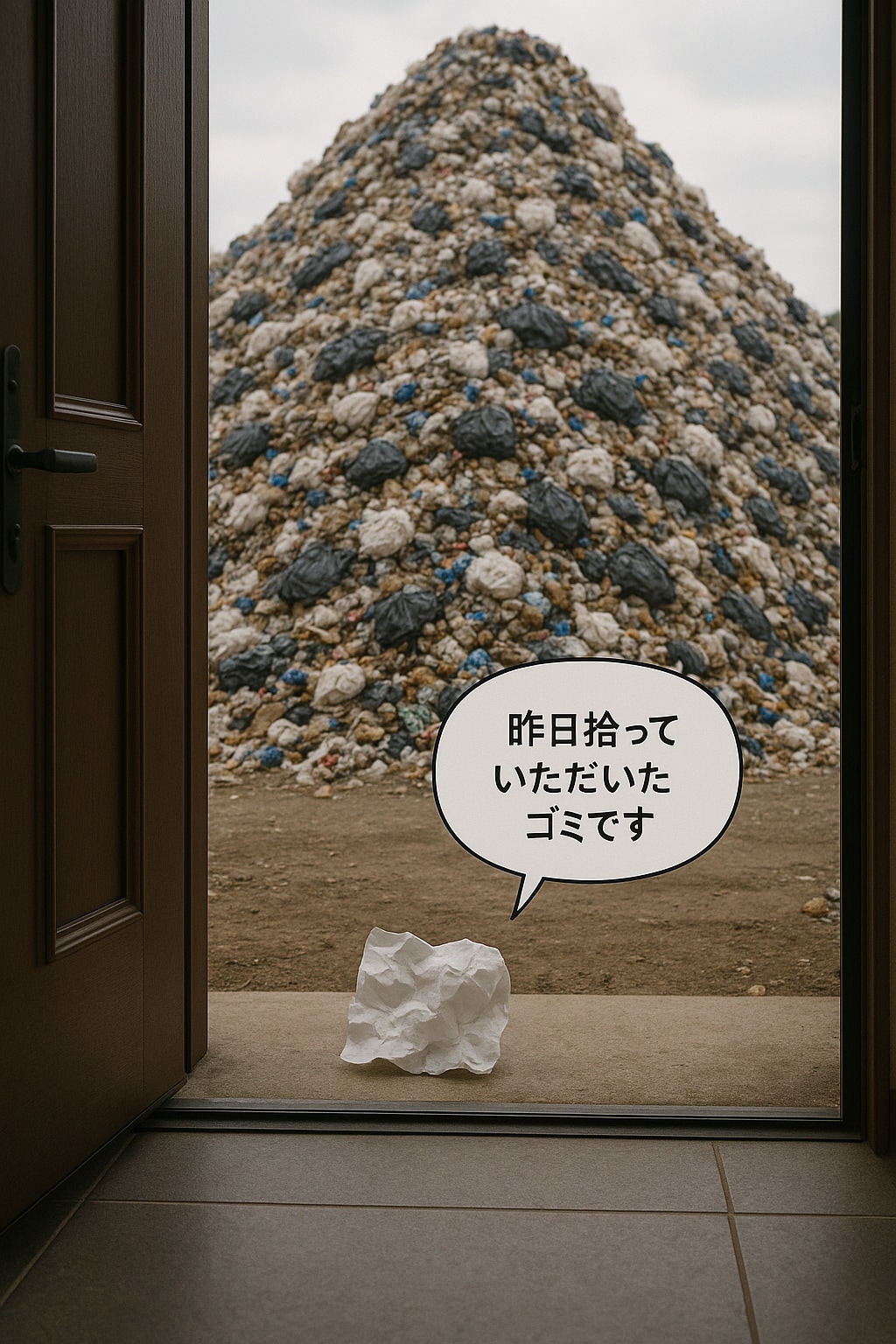昨日拾っていただいたゴミです