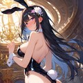 黒うさぎさんのお尻 2枚目