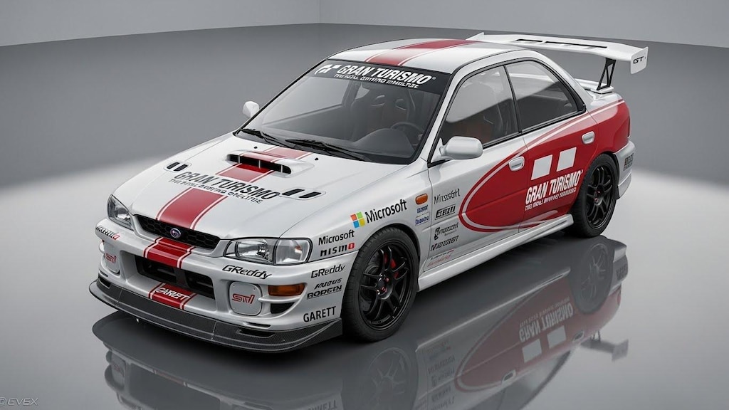 グランツーリスモインプレッサプレゼントカー