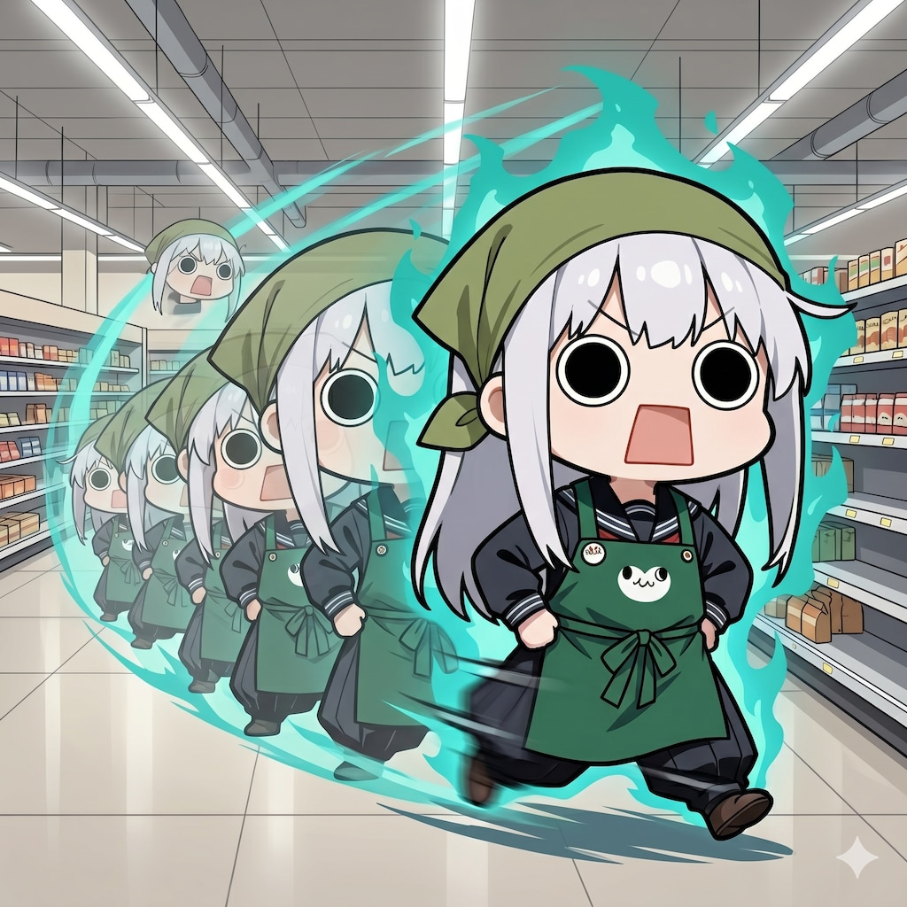 残像業務えらいこっちゃ嬢