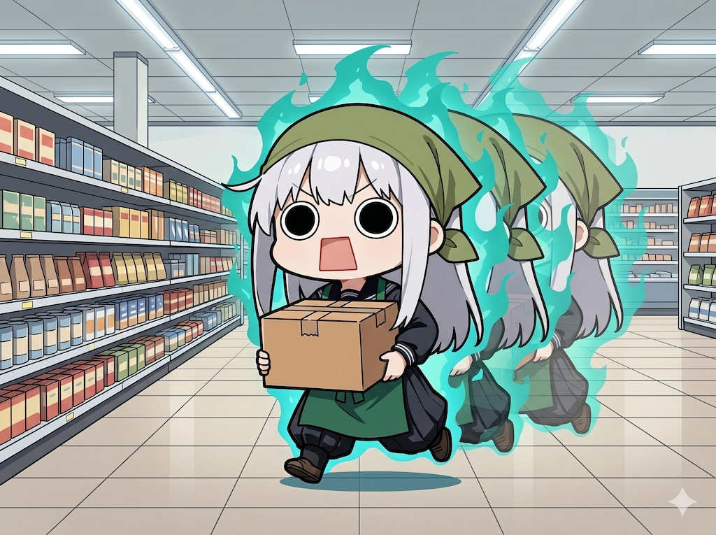 残像業務えらいこっちゃ嬢